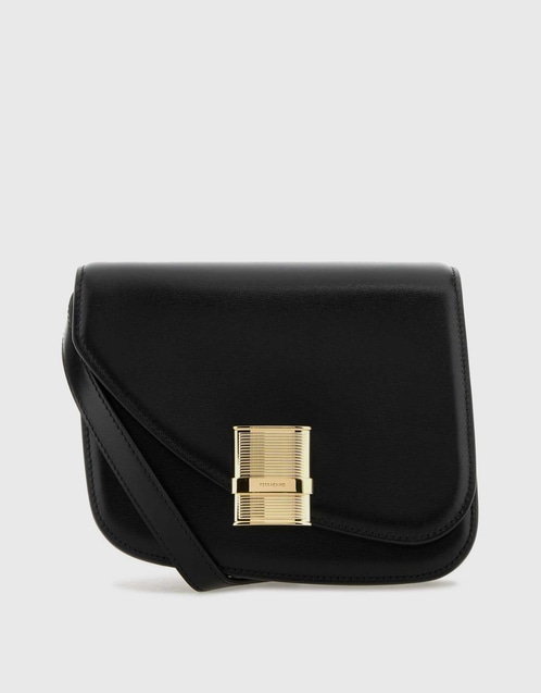 Fiamma Medium Leather Crossbody Bag