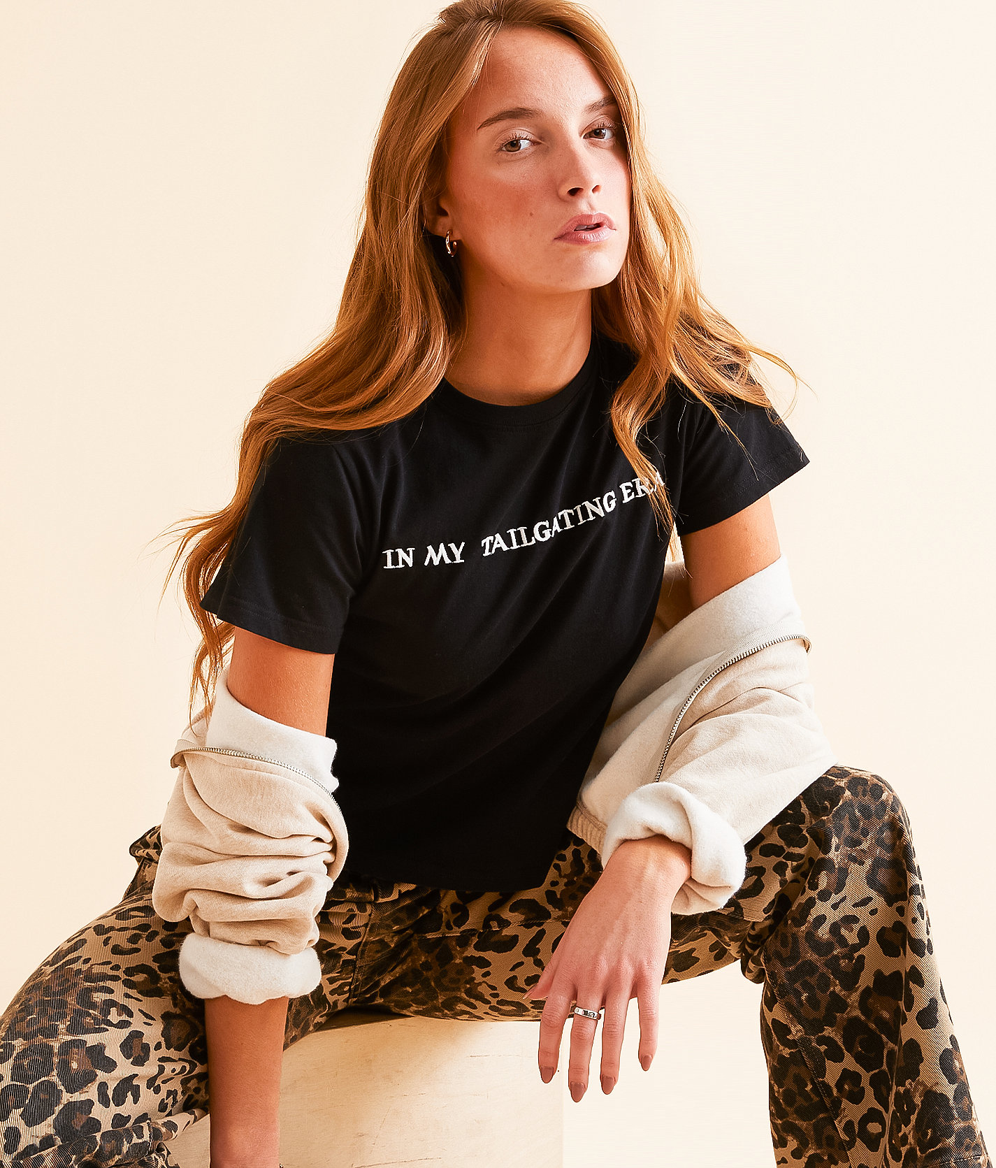 DH Apparel In My Tailgating Era T-Shirt - Women's T-Shirts in Black