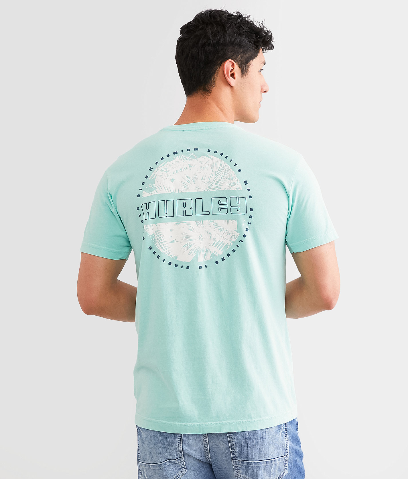 Hurley Excursion Pigment T-Shirt - Men's T-Shirts in Beach Glass