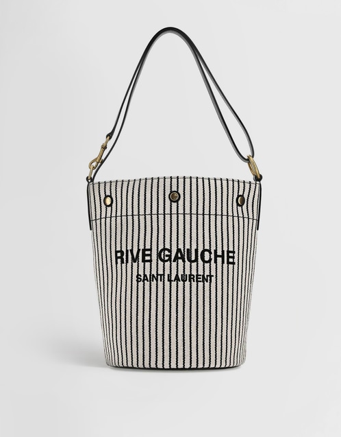 Rive Gauche Medium Canvas Bucket Bag