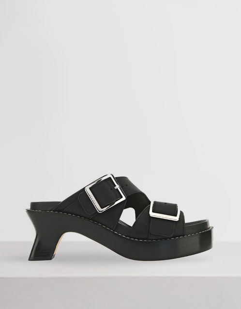 Ease Calfskin Platform High-Heeled Sandals