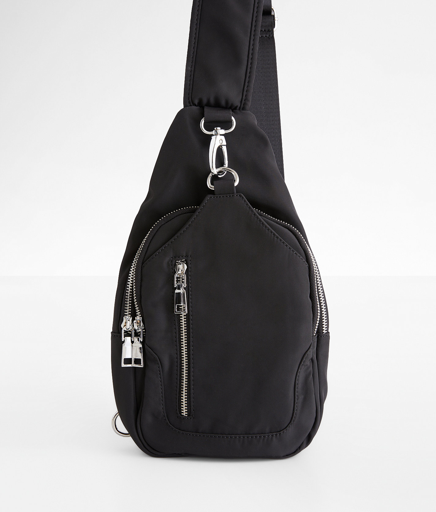 Solid Sling Backpack - Women's Bags & Wallets in Black