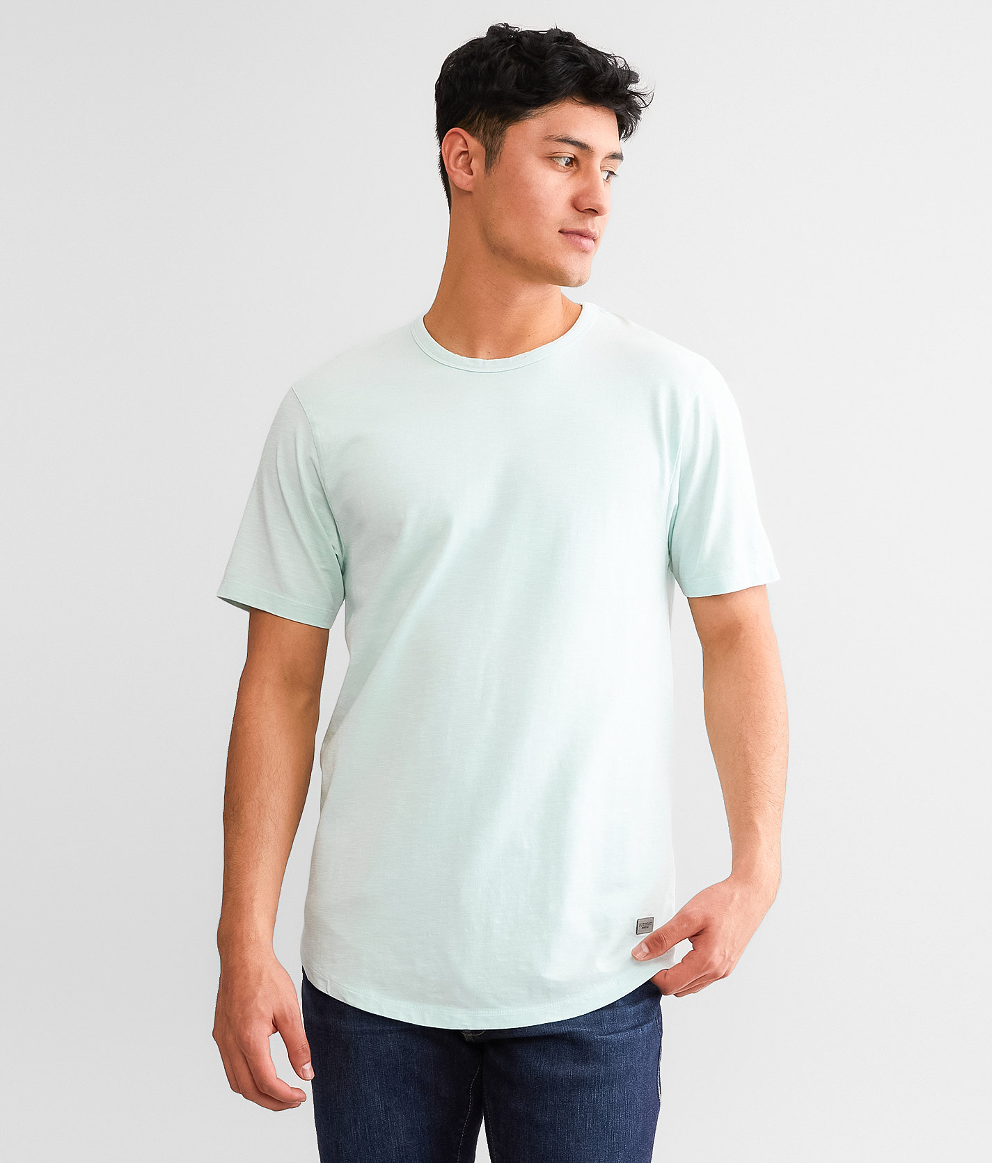 Outpost Makers Slub Knit T-Shirt - Men's T-Shirts in Illusion Blue