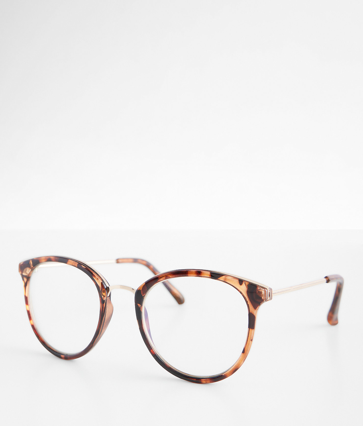 BKE Erica Blue Light Blocking Glasses - Women's Sunglasses & Glasses in Tortoise Gold Blue Light