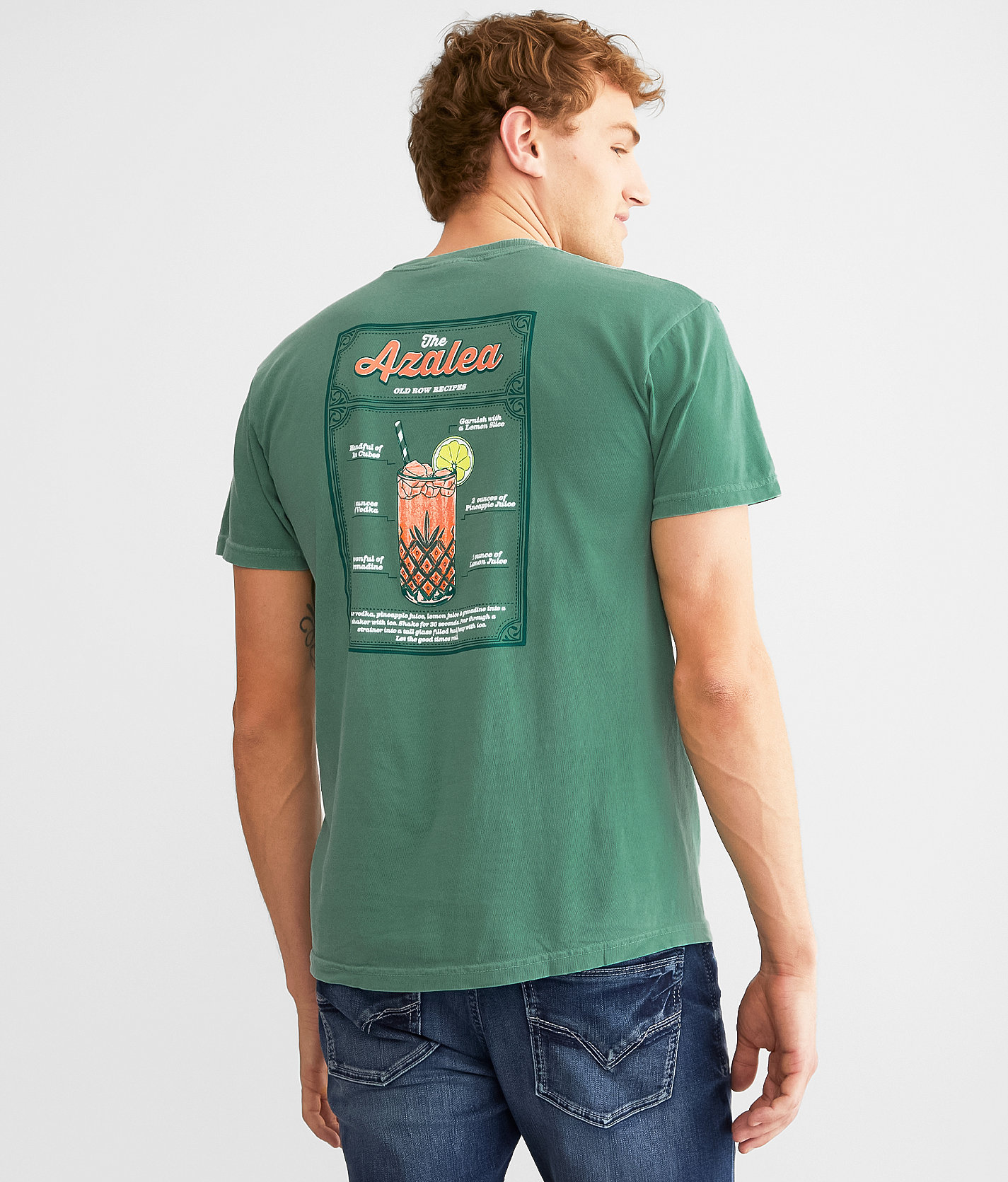 Old Row The Azelea T-Shirt - Men's T-Shirts in Light Green