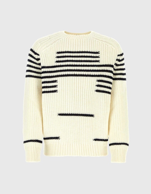Men's Striped Knit Sweater