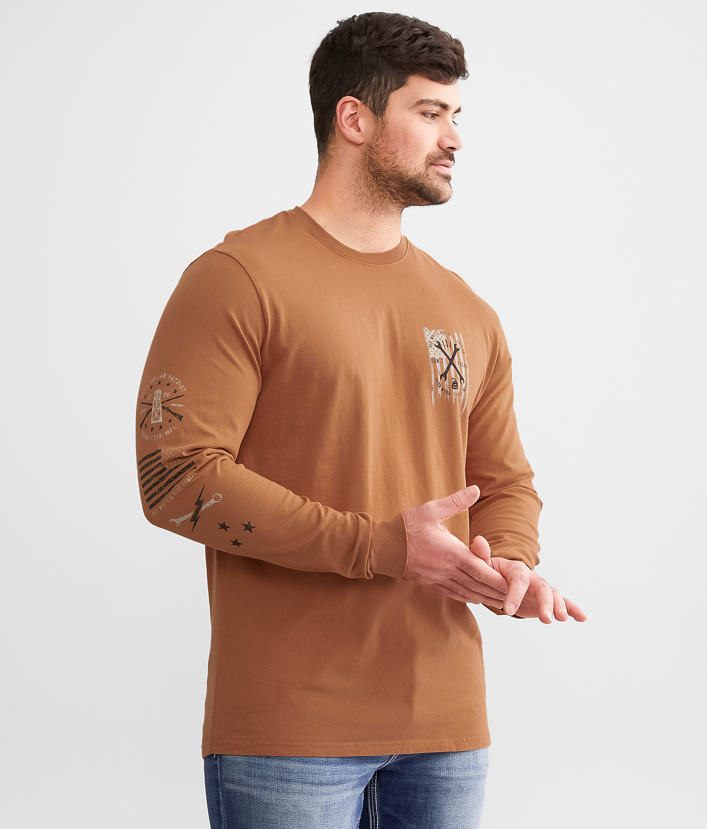 Howitzer Clean Money T-Shirt - Men's T-Shirts in Brown Sugar