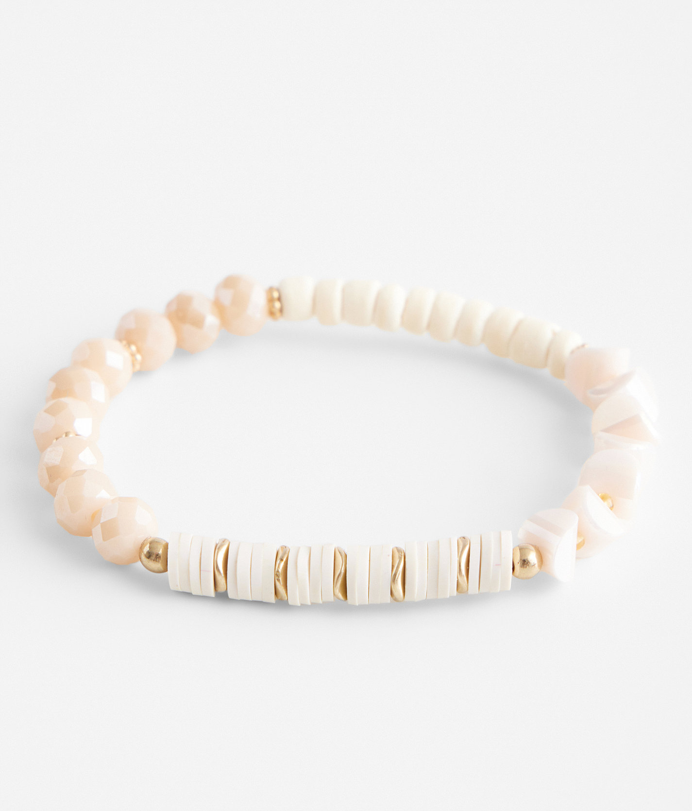BKE Beaded Bracelet - Women's Jewelry in Cream