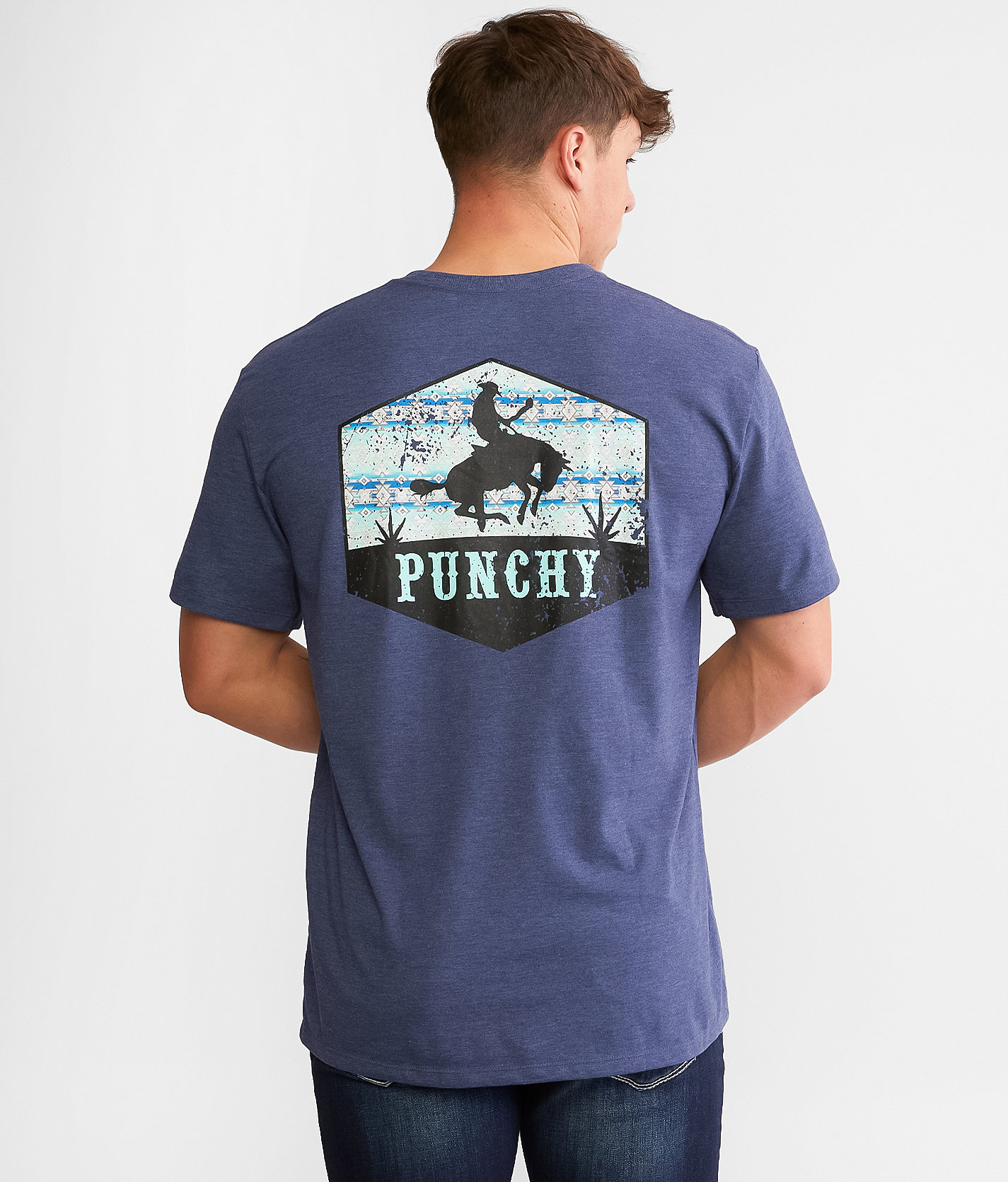 Hooey Ranchero T-Shirt - Men's T-Shirts in Navy Heather