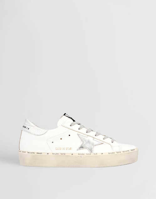 Hi Star Leather And Suede Low-Top Sneakers