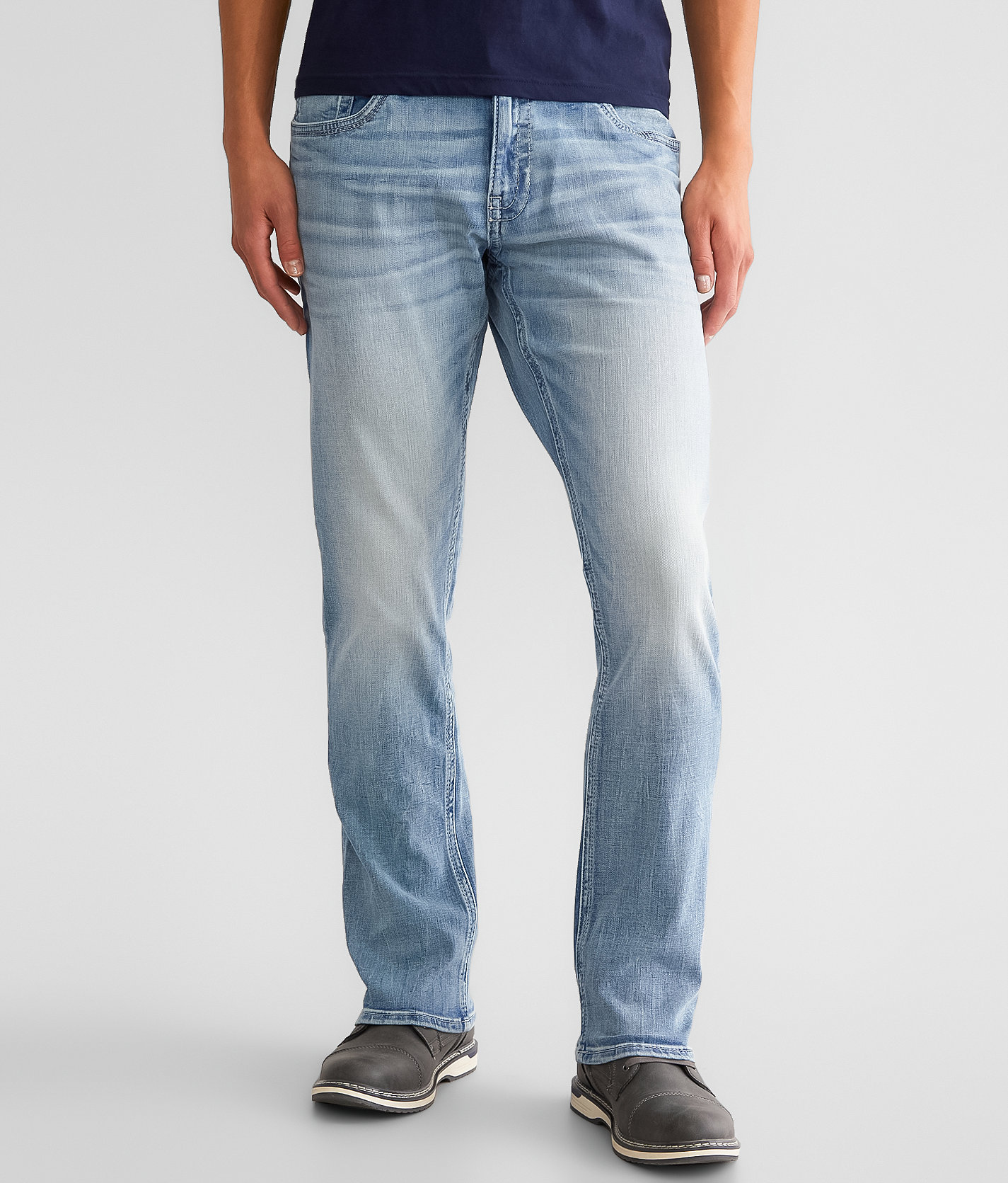 BKE Jake Straight Stretch Jean - Men's Jeans in Drystone