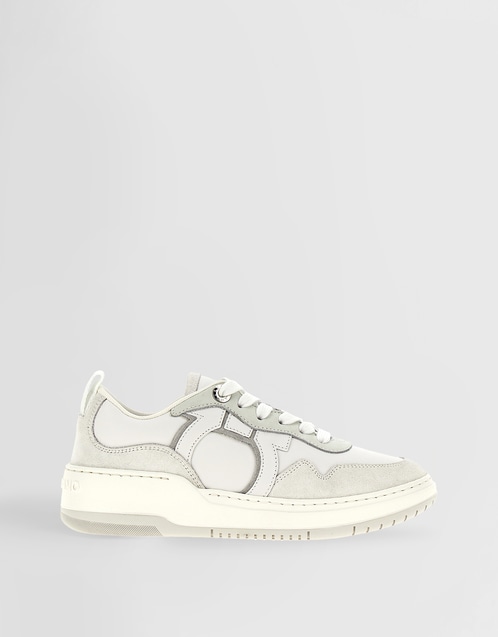 Dania Calfskin Leather Low-Top Sneakers