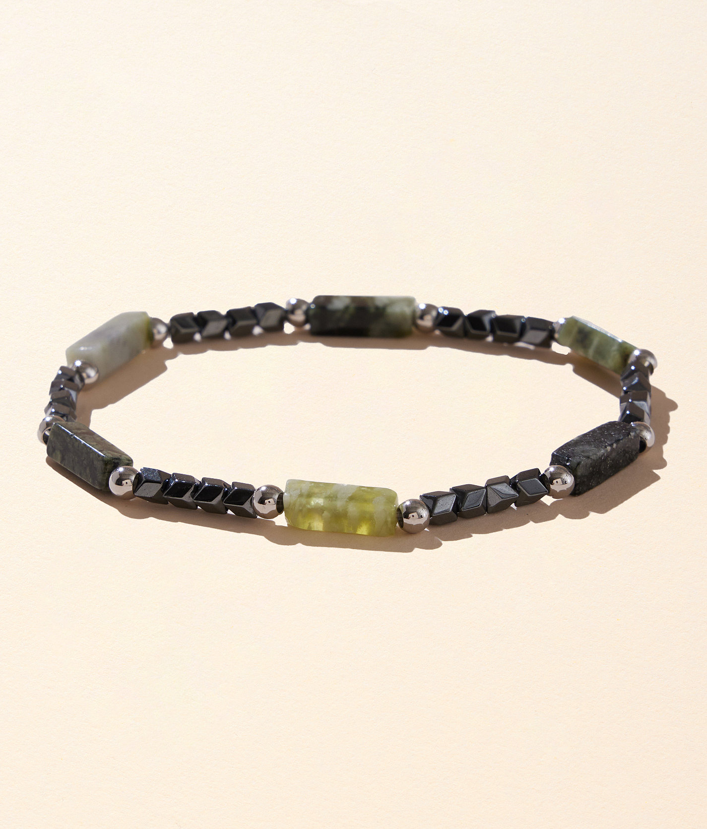 BKE Beaded Bracelet - Men's Jewelry in Green