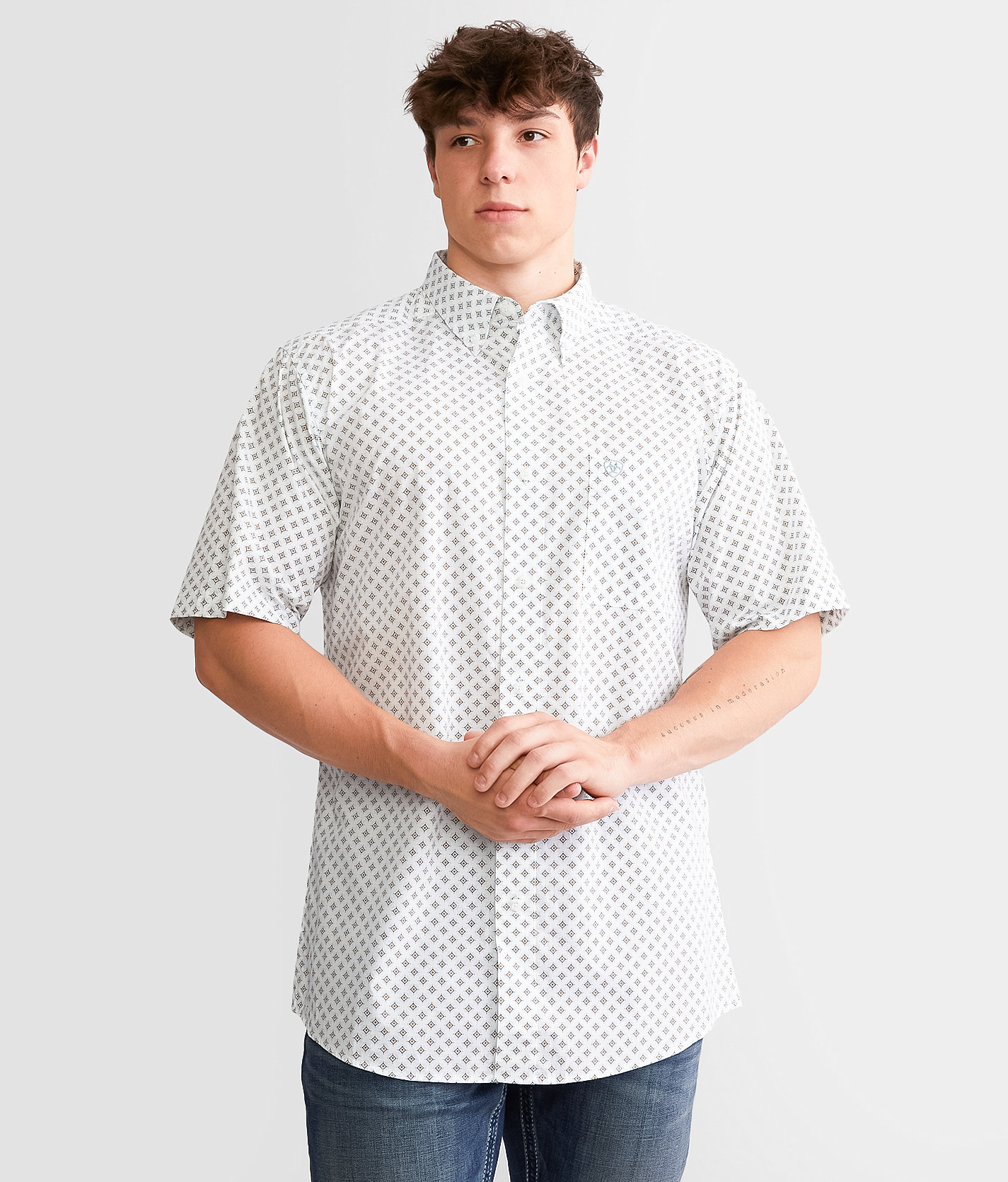Ariat Emre Shirt - Men's Shirts in White