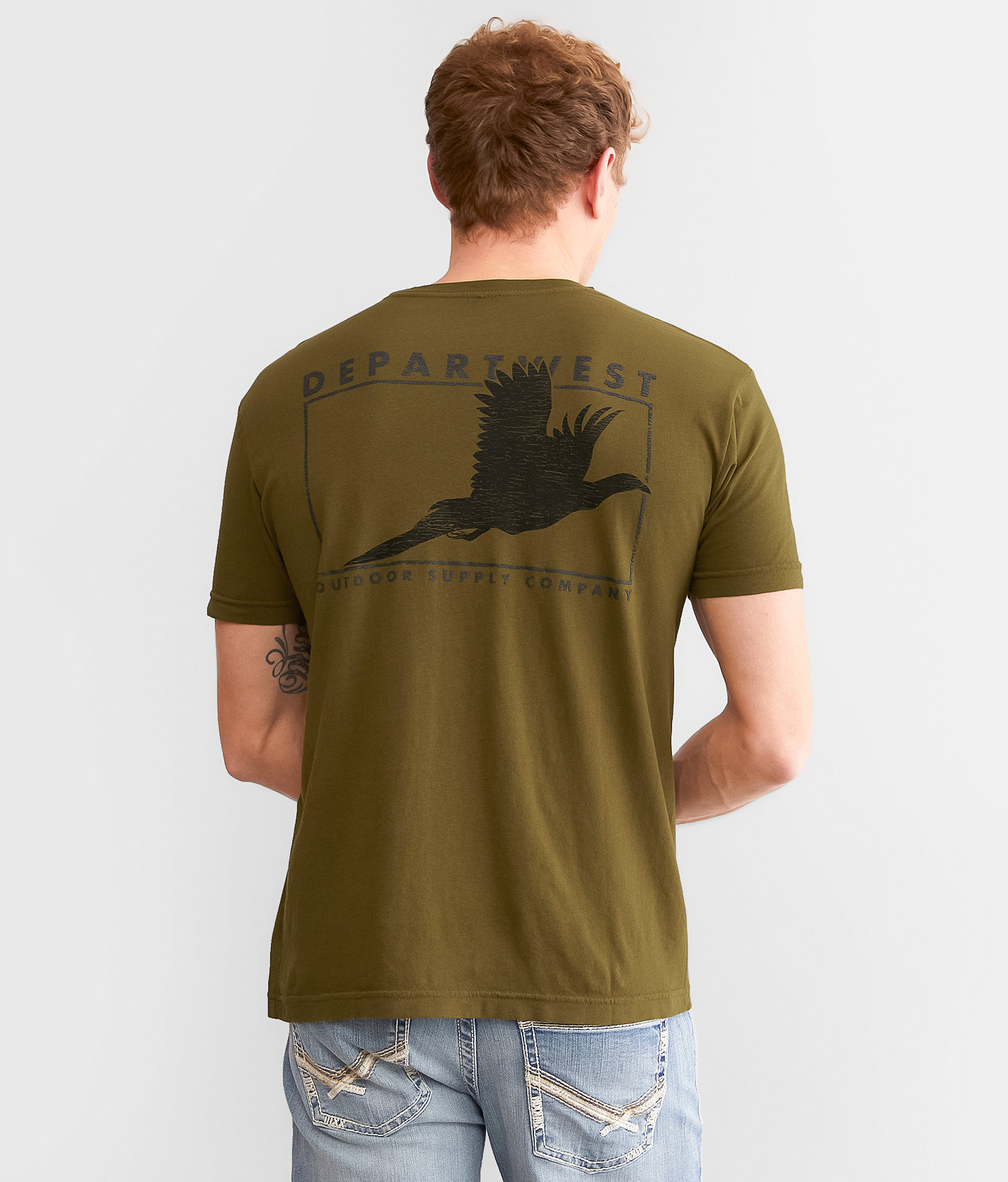 Departwest Pheasant Hunt T-Shirt - Men's T-Shirts in Olive
