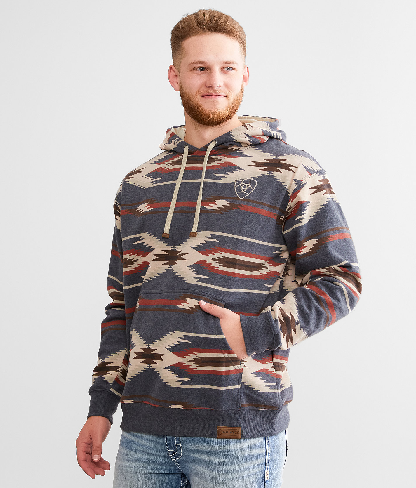 Ariat Chimayo Hooded Sweatshirt - Men's Sweatshirts in Navy