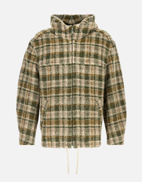 Men's Kurt Embroidered Wool Blend Oversize Jacket