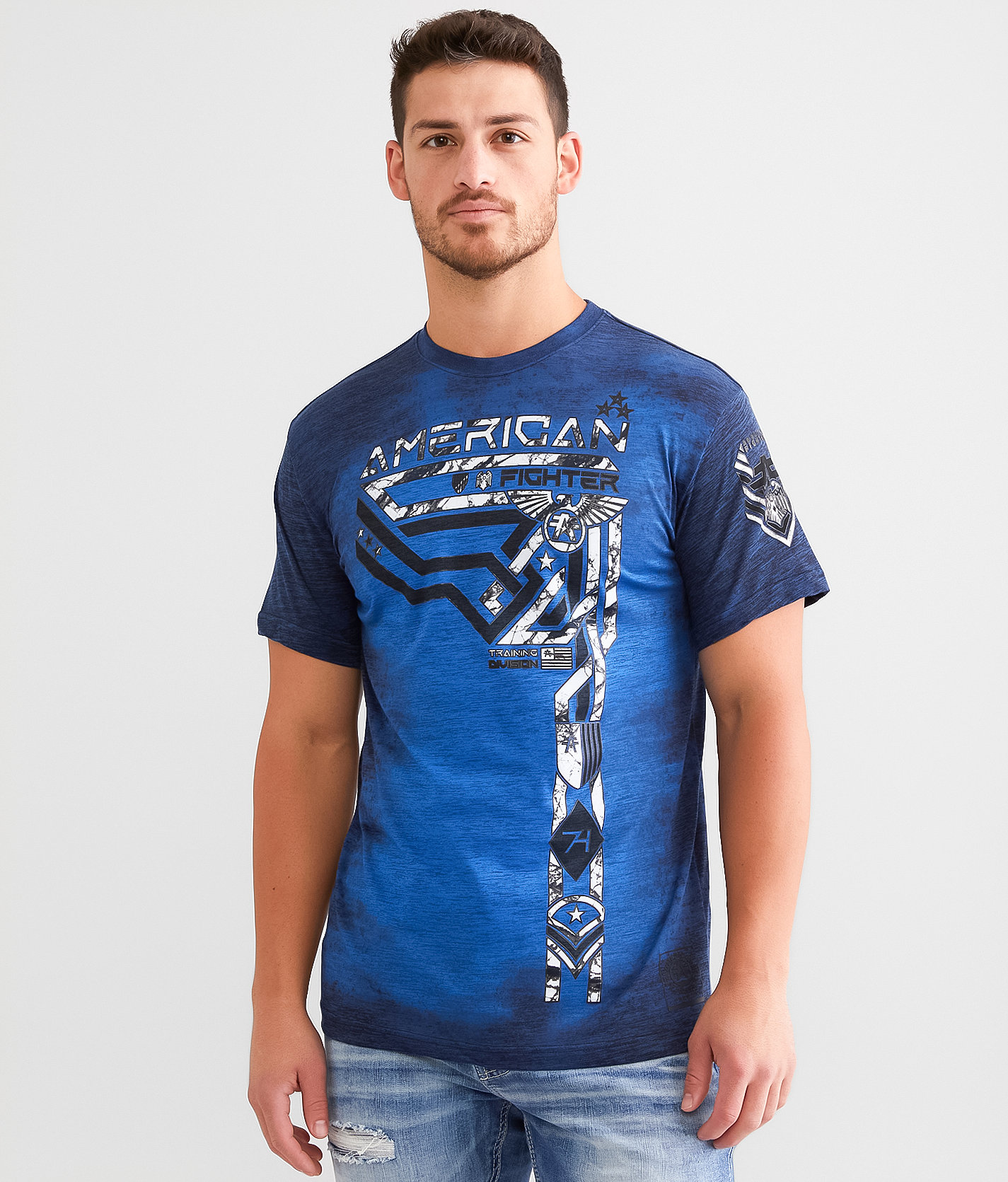 American Fighter Oceanport T-Shirt - Men's T-Shirts in Palace Blue Limoges