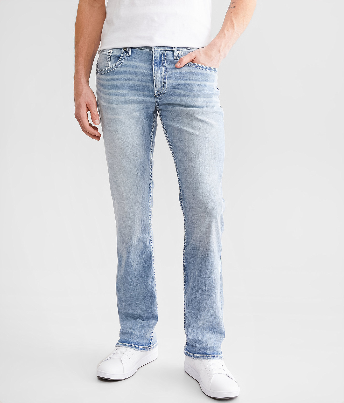BKE Jake Straight Stretch Jean - Men's Jeans in Edam