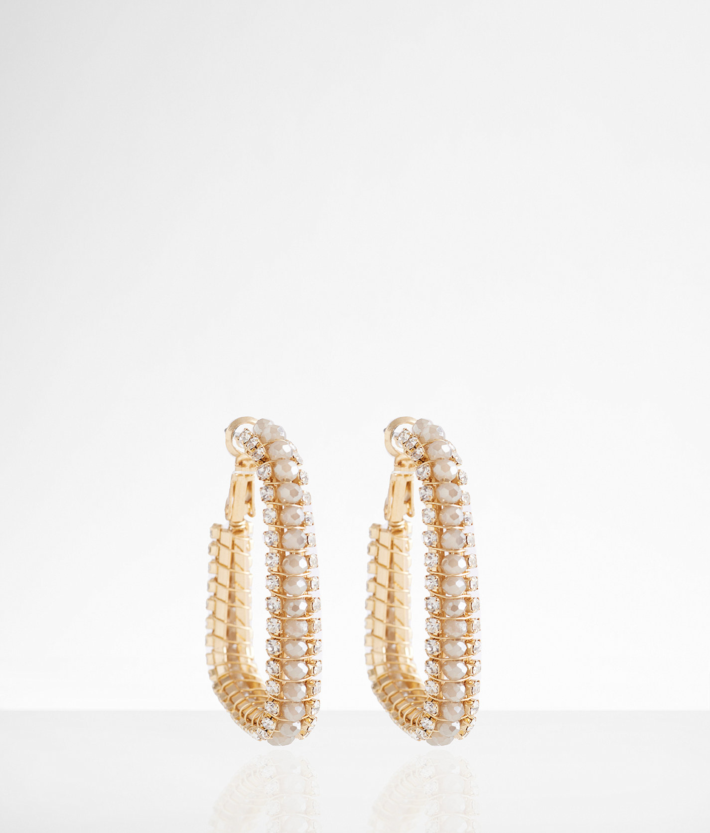 boutique by BKE Beaded Glitz Earring - Women's Jewelry in Gold