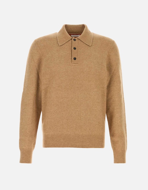 Men's Wool Blend Polo Shirt