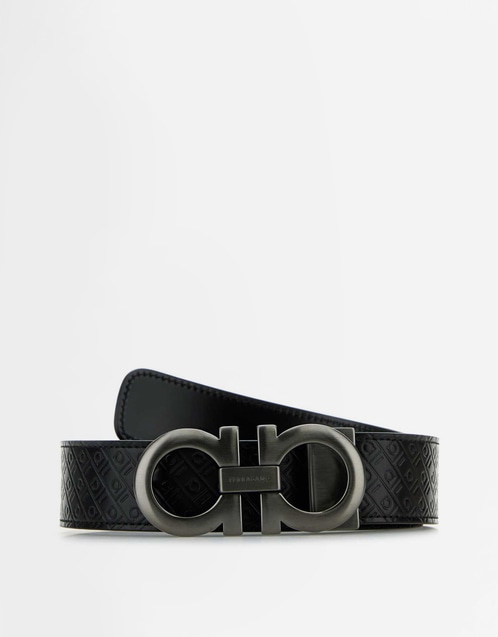 Men's Smooth Leather Reversible Belt