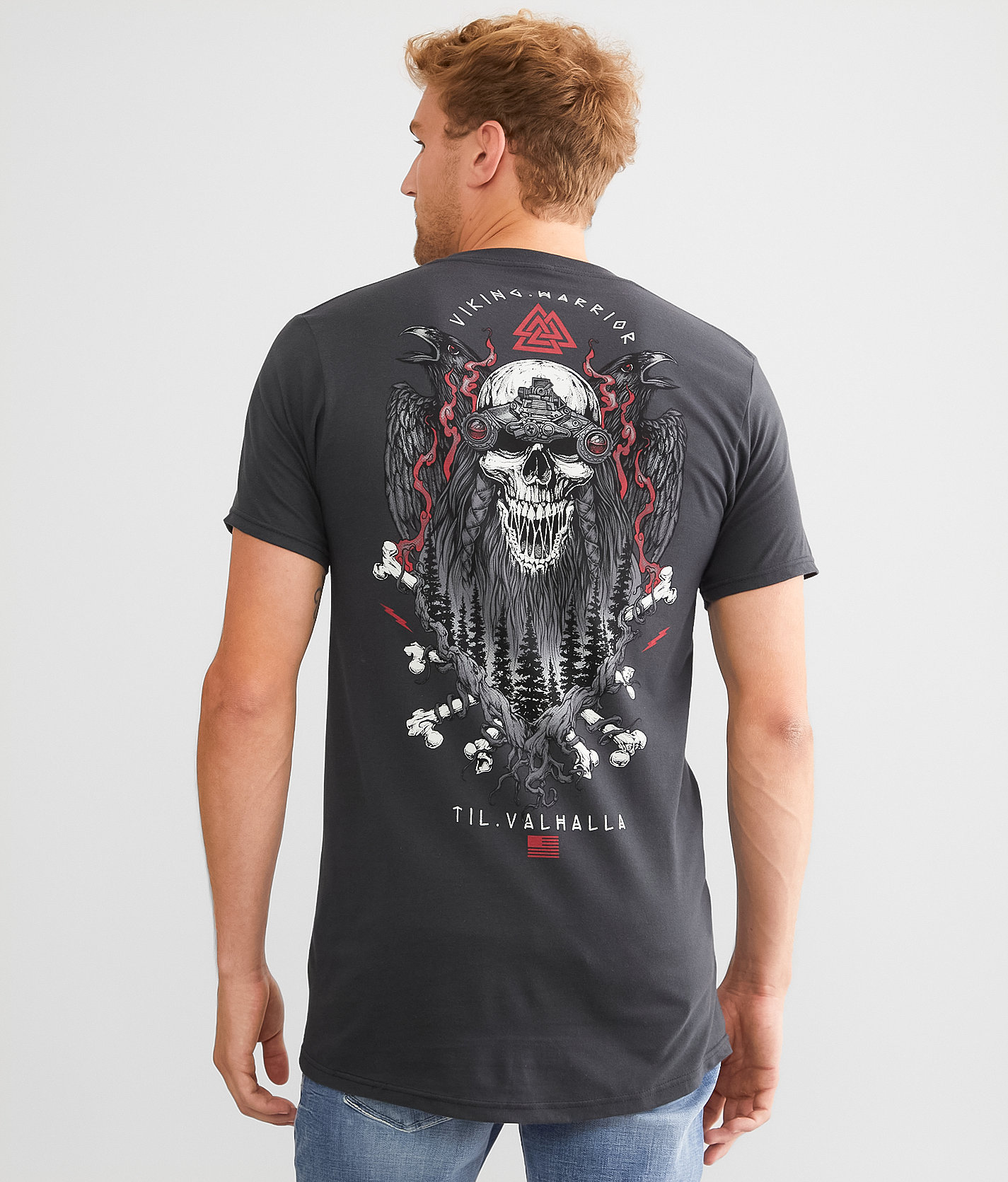 Howitzer Viking Spirit T-Shirt - Men's T-Shirts in Vintage Black