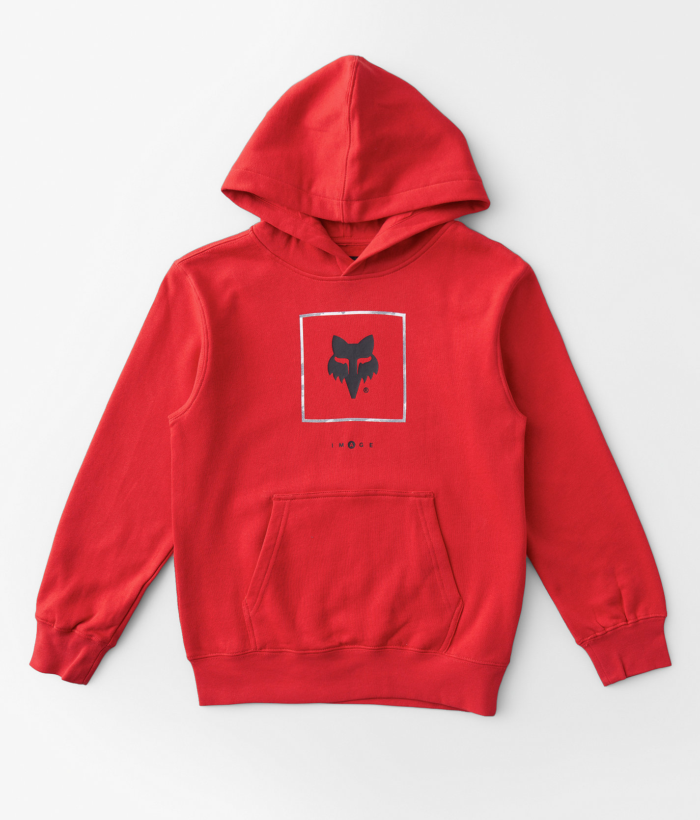 Boys - Fox Atlas Hooded Sweatshirt - Boy's Sweatshirts in Flame Red