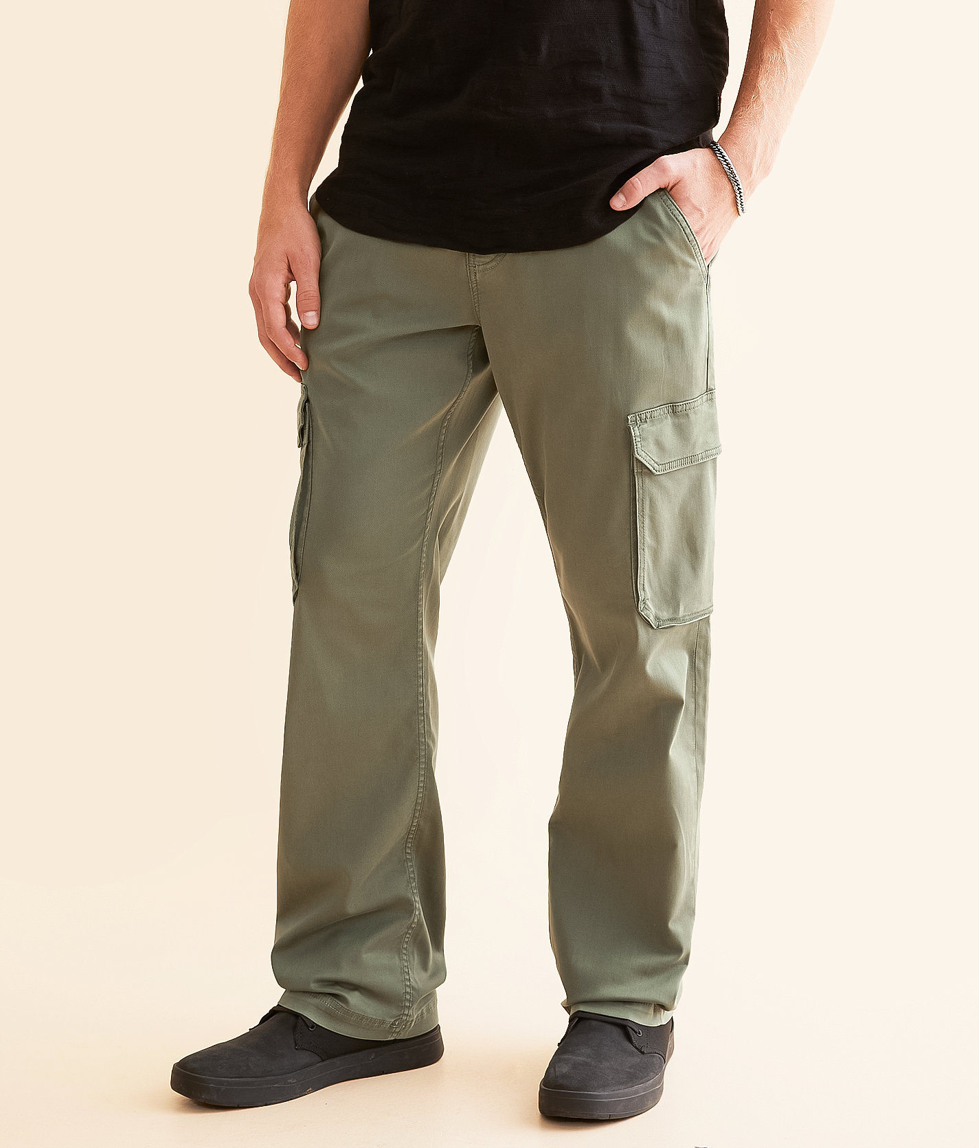 BKE Cargo Twill Stretch Pant - Men's Pants in Palm