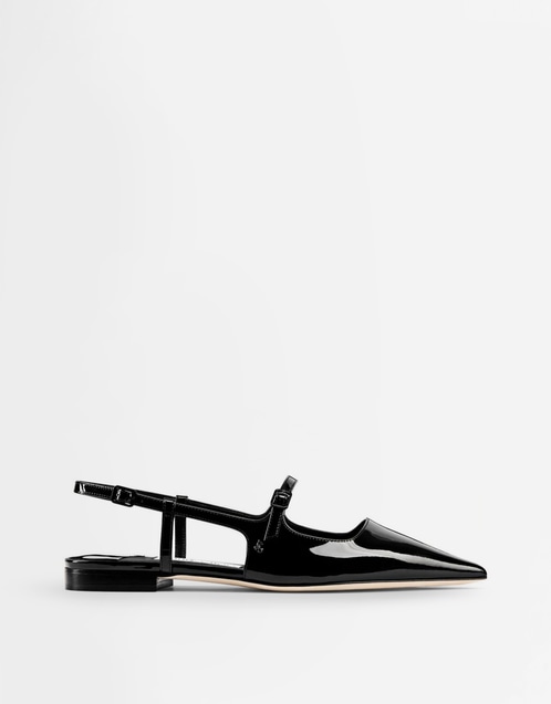 Didi Patent Leather Slingback Flats