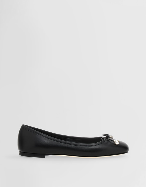Elme Leather Ballerina Flats