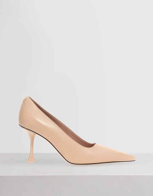 Ixia 80 Leather High-Heeled Pumps