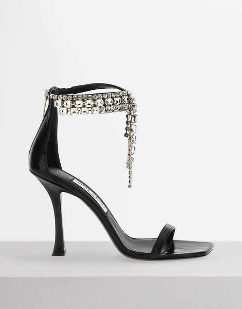 Verity 100 Leather High-Heeled Sandals