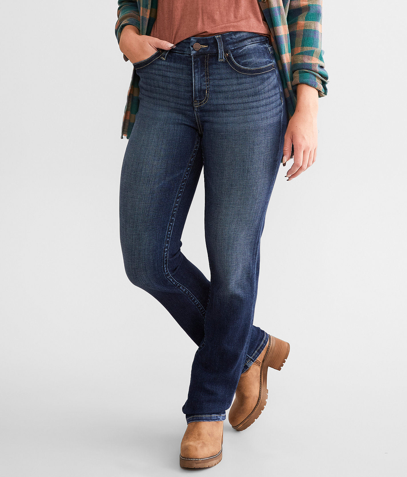 BKE Gabby Straight Stretch Jean - Women's Jeans in Rocha