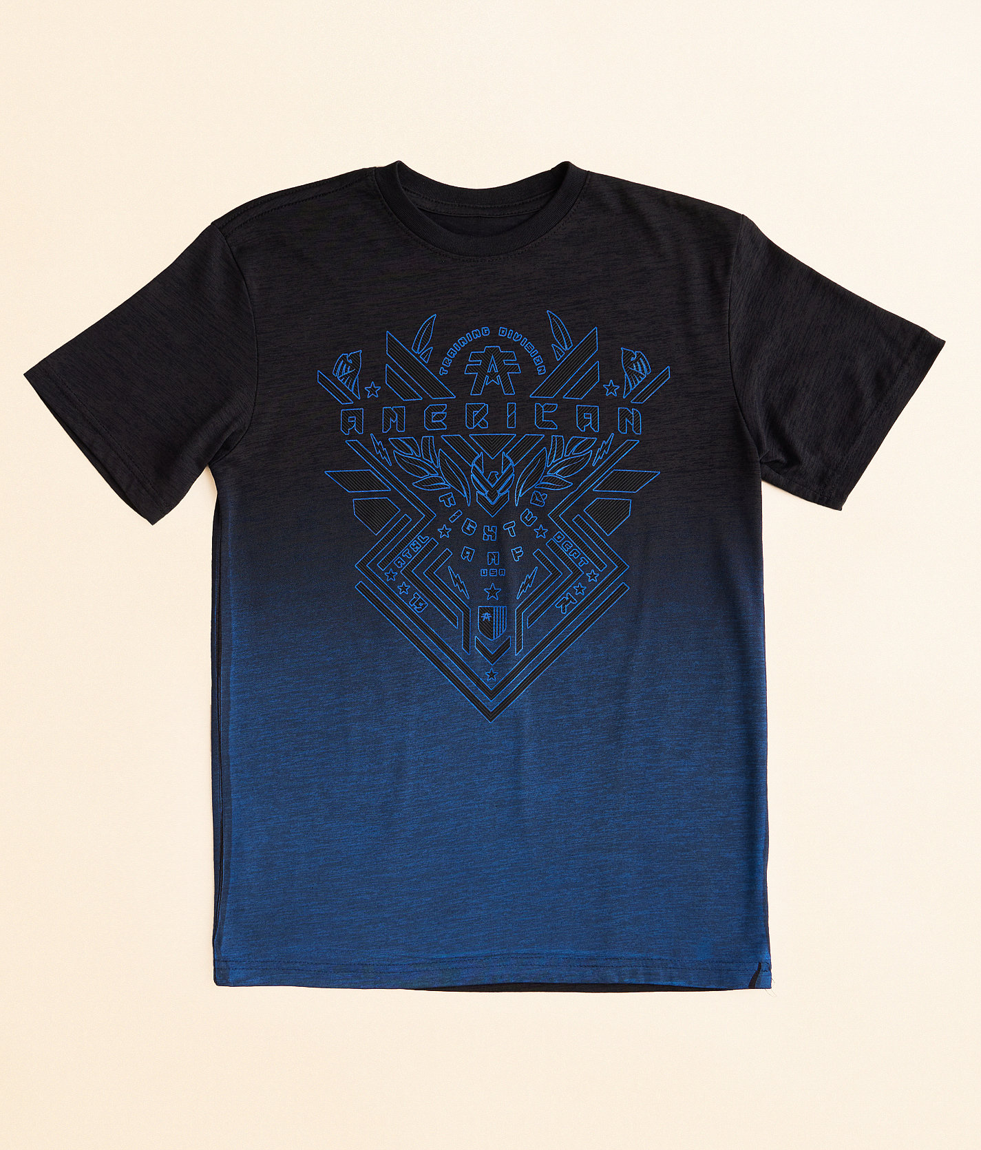 Boys - American Fighter Del Rosa T-Shirt - Boy's T-Shirts in Pitch Black Multi