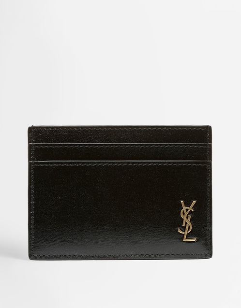 Men's Tiny Cassandre Calfskin Leather Cardholder