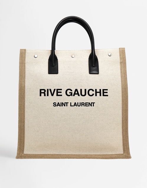Men's Rive Gauche North/South Canvas Handbag