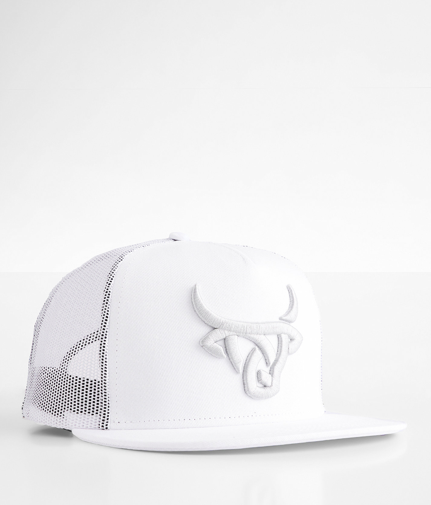 Lost Calf White Cattle Trucker Hat - Men's Hats in White