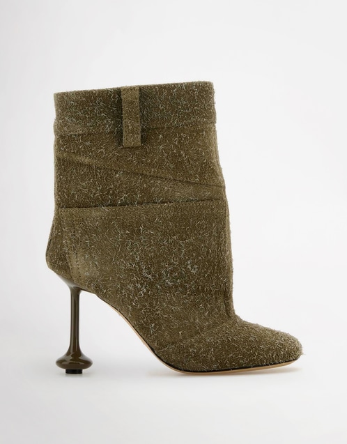 Toy Brushed Suede High-Heeled Ankle Boots