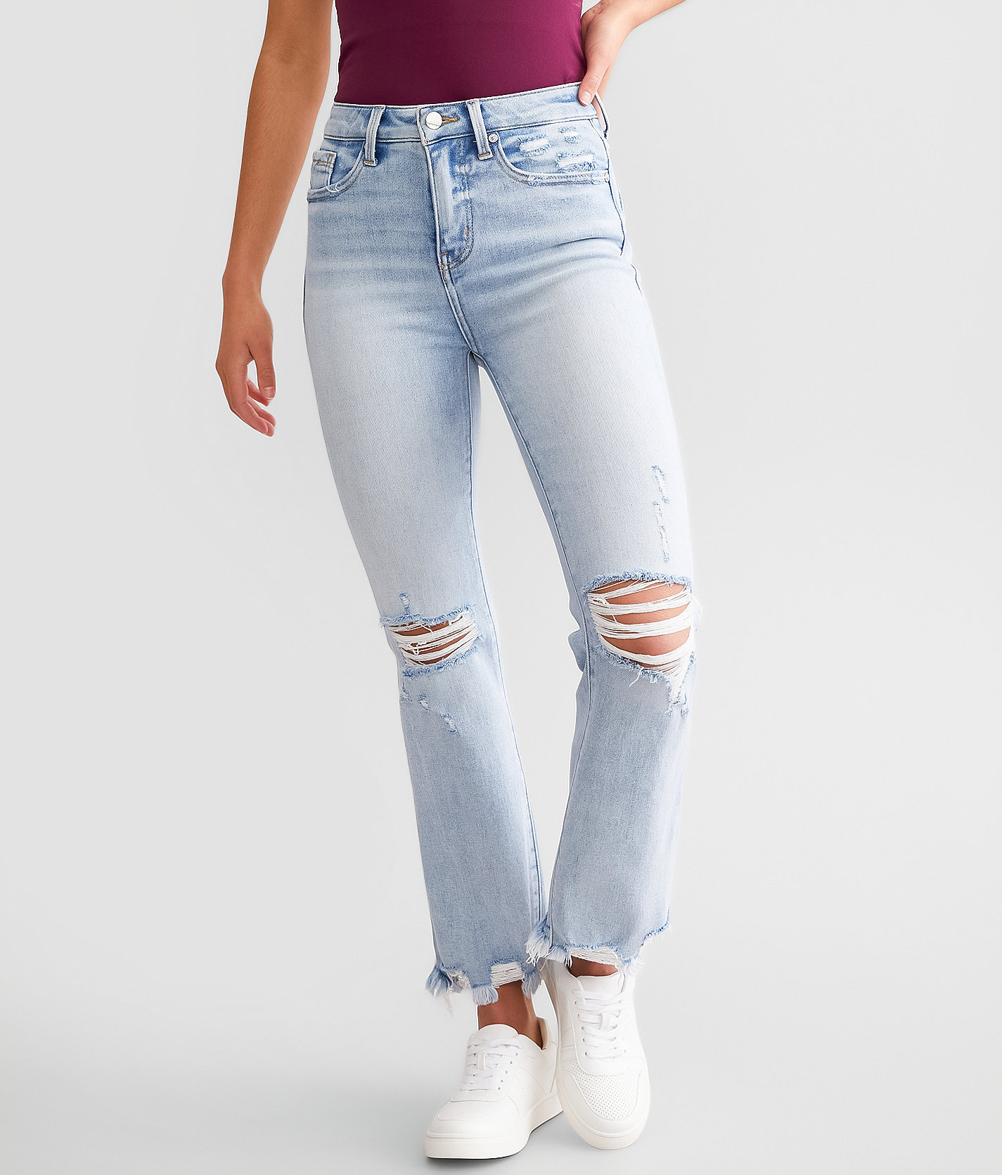 Buckle Black Fit No. 35 Cropped Flare Stretch Jean - Women's Jeans in Dalzell
