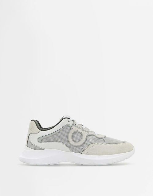 Men's Bay Man Leather And Mesh Sneakers