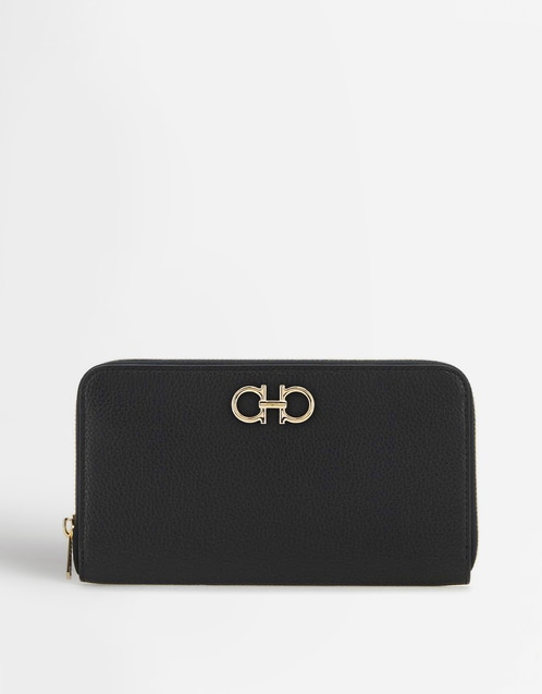 Logo Calf Leather Wallet