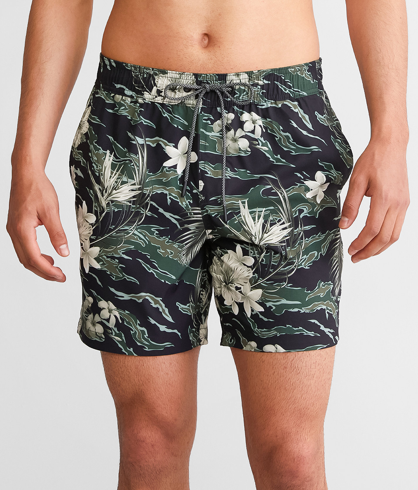 Howitzer Miami Tiger Stretch Swim Trunks - Men's Swimwear in Multi Colored