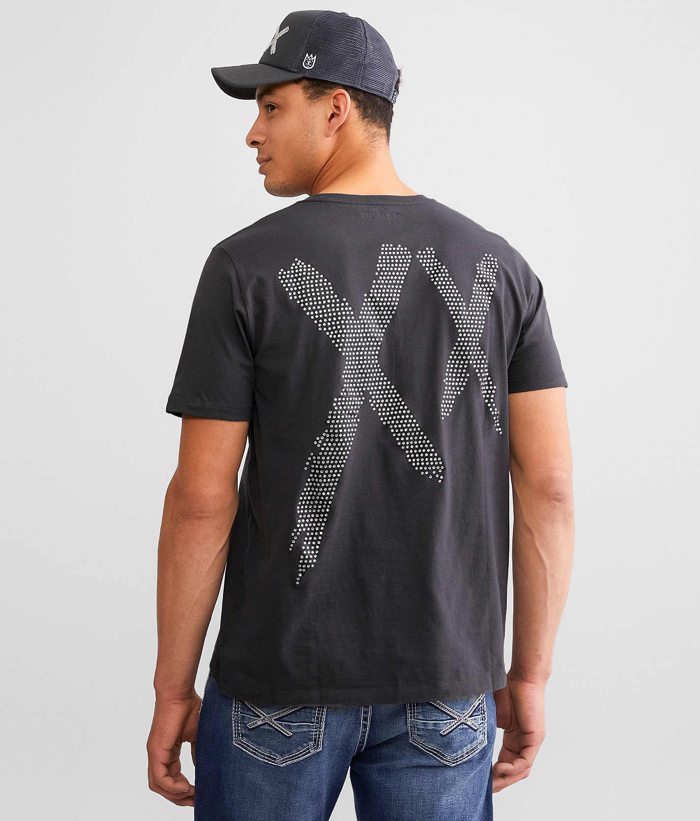 Cult of Individuality XX T-Shirt - Men's T-Shirts in Charcoal
