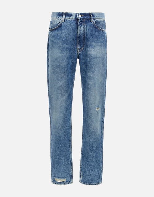 Men's Denim Straight-Leg Jeans