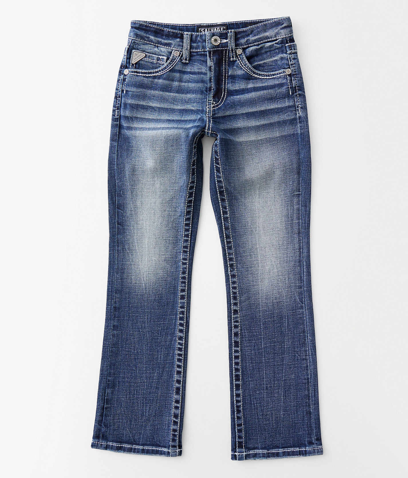Boys - Salvage Chaos Boot Stretch Jean - Boy's Jeans in Borogovia
