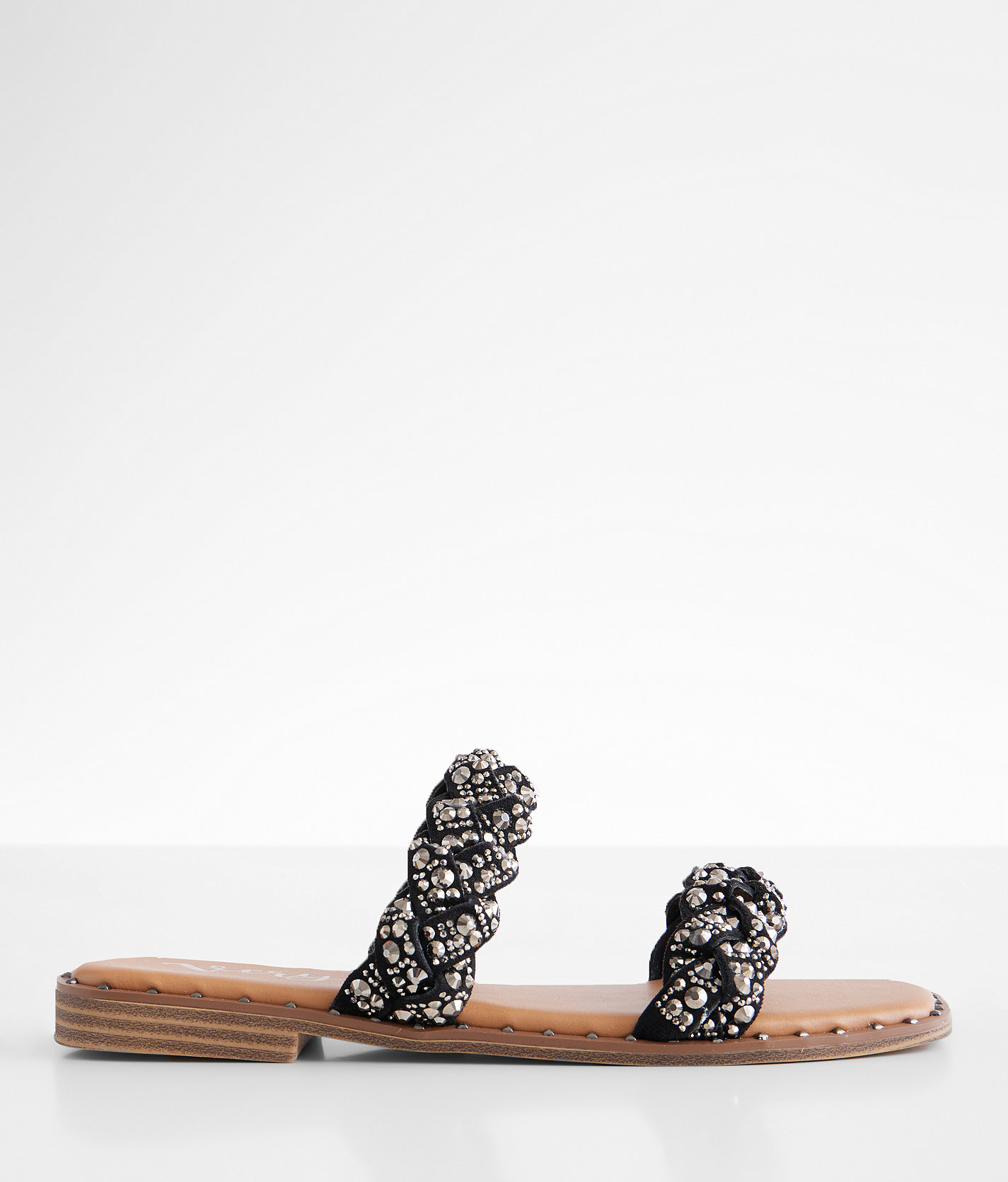 Very G Twisty Double Strap Sandal - Women's Shoes in Black