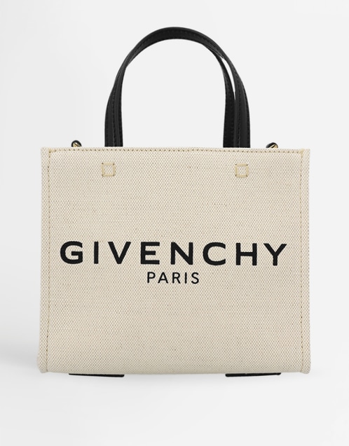 G-Tote Mini Canvas Logo Printed Tote Bag