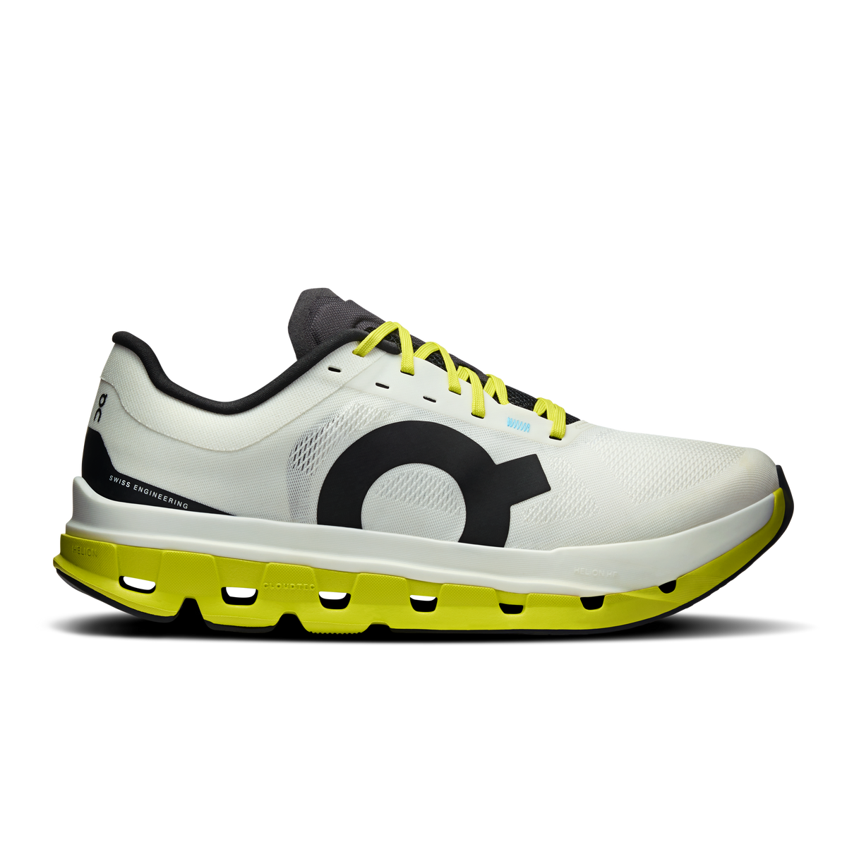 ON Cloudflow 5 | White/Lime | Men's Everyday Athletic Shoe