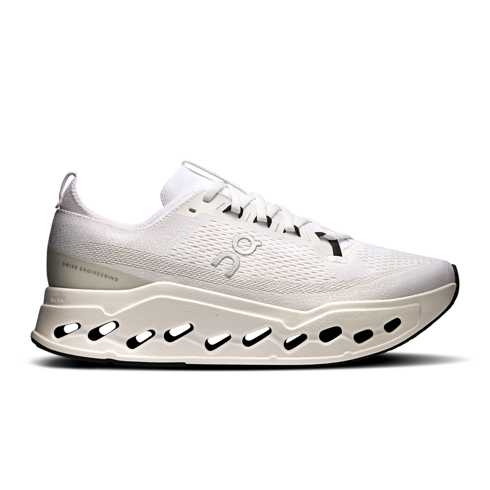 ON Cloudsurfer Max | White/White | Men's Responsive Running and Walking Shoe